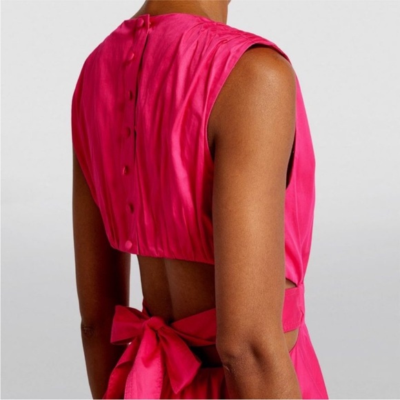 Aje Zorina Midi Dress - UK 10 - Picture 3 of 6